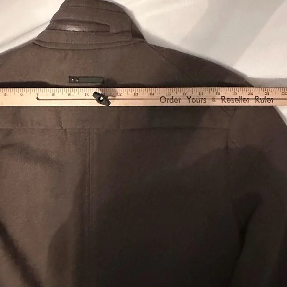 Premium Lounge Wool Blend Military Style Utility Cargo Jacket Coat Men XXL brown